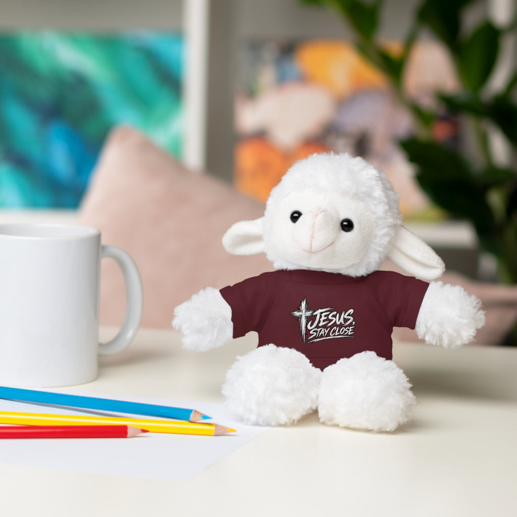 Christian Teddy Bear with "Jesus is Savior" Tee — Plush Gift for Kids & Church Events
