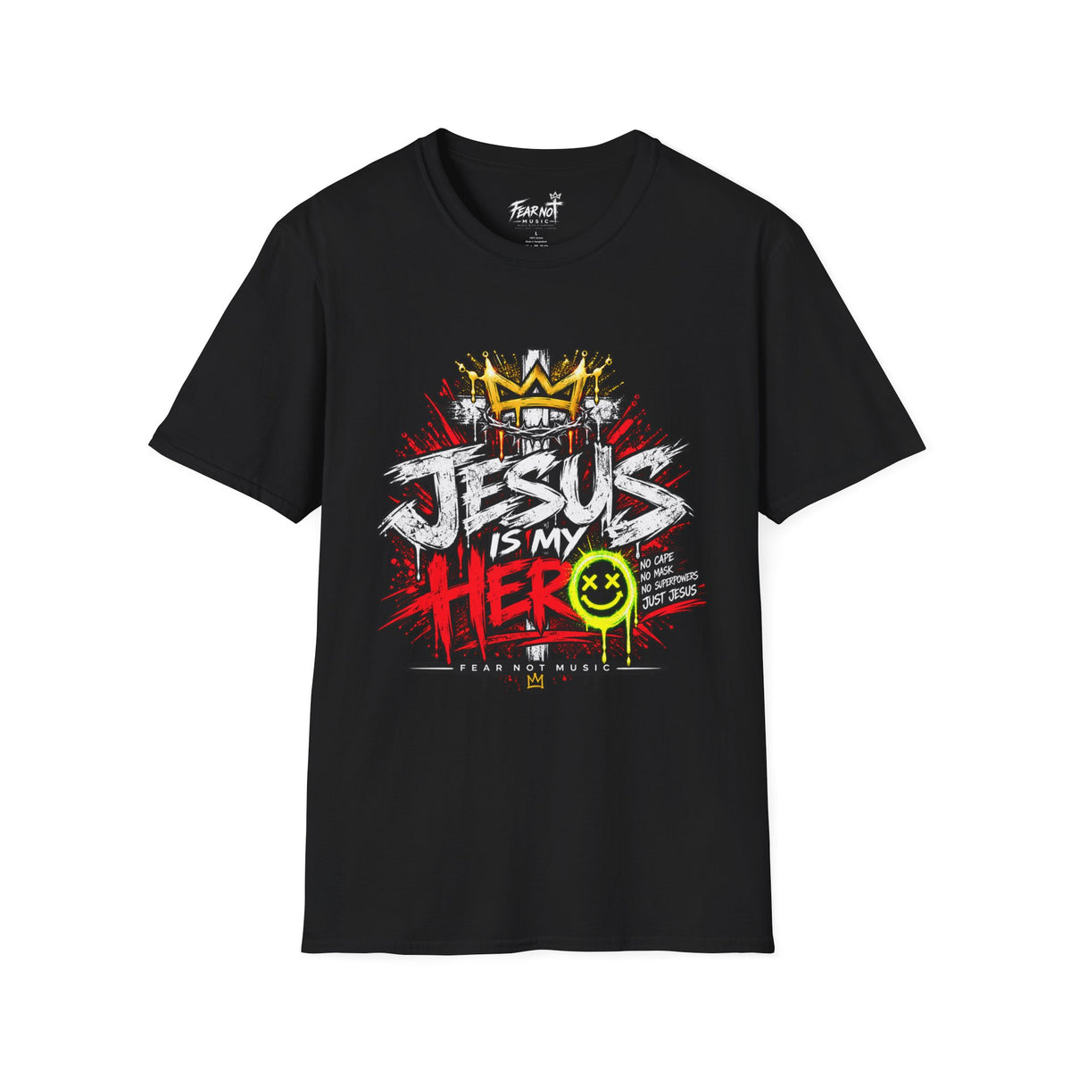 Jesus Is My Hero T-Shirt — "A Better Story Awaits" Christian Graphic Tee