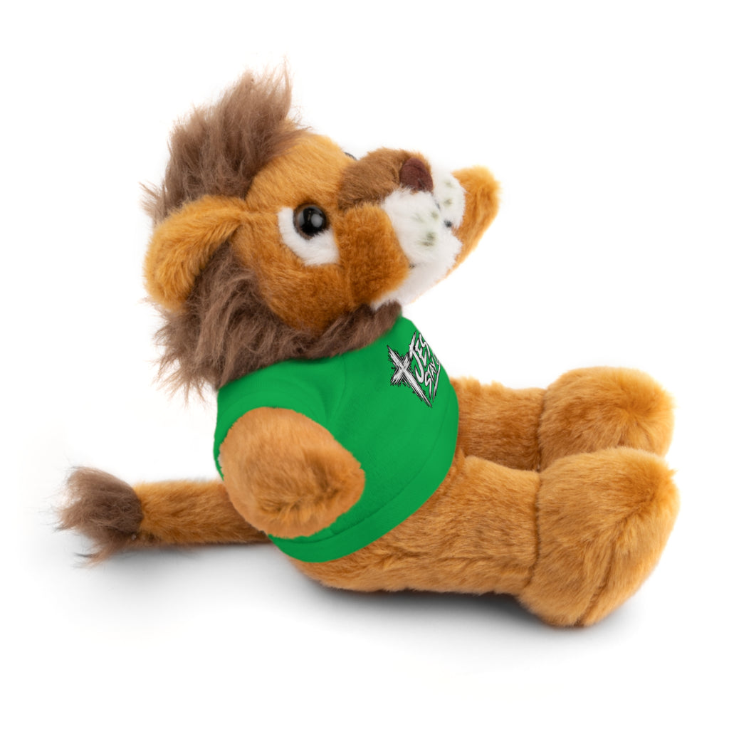 Christian Teddy Bear with "Jesus is Savior" Tee — Plush Gift for Kids & Church Events
