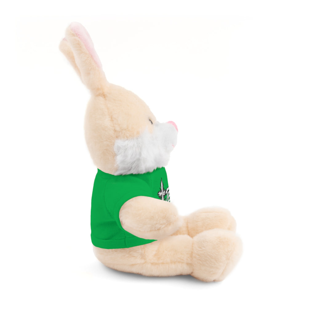 Christian Teddy Bear with "Jesus is Savior" Tee — Plush Gift for Kids & Church Events