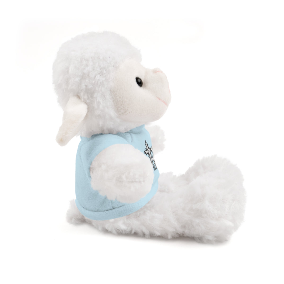 Christian Teddy Bear with "Jesus is Savior" Tee — Plush Gift for Kids & Church Events