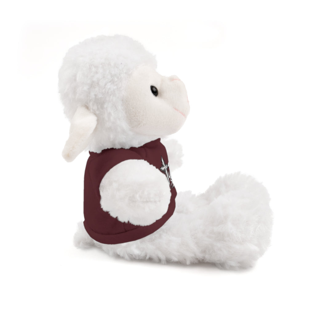 Christian Teddy Bear with "Jesus is Savior" Tee — Plush Gift for Kids & Church Events