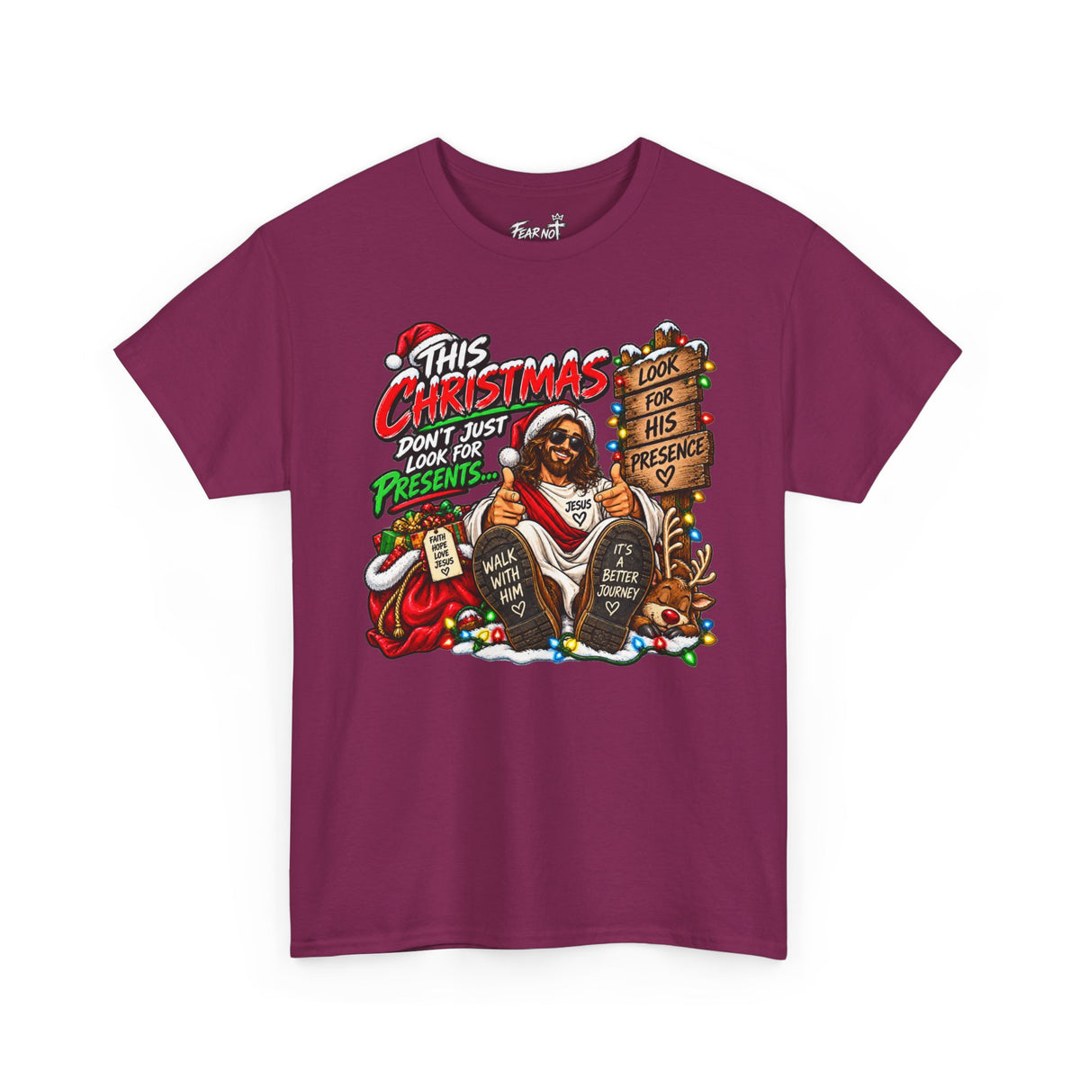 This Christmas Don’t Look for Presents T-Shirt | Religious Holiday Tee