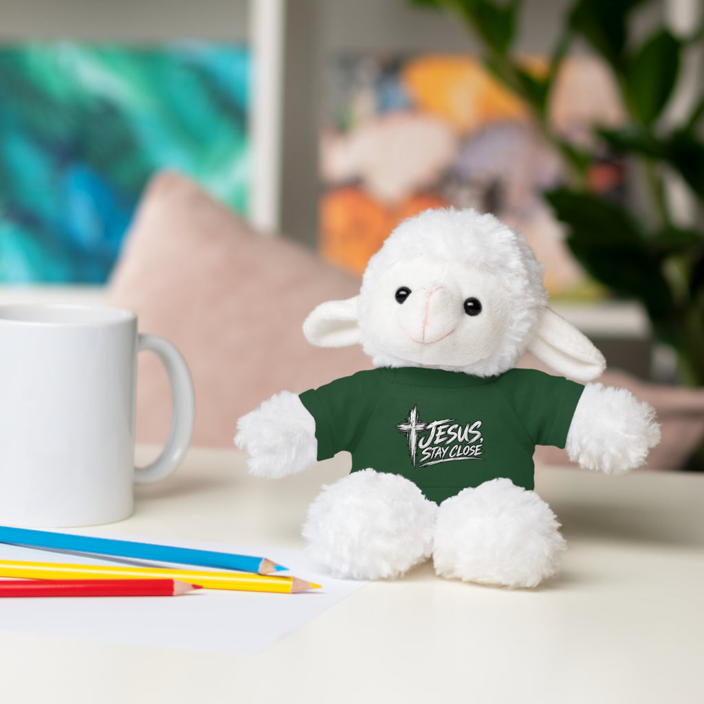 Christian Teddy Bear with "Jesus is Savior" Tee — Plush Gift for Kids & Church Events