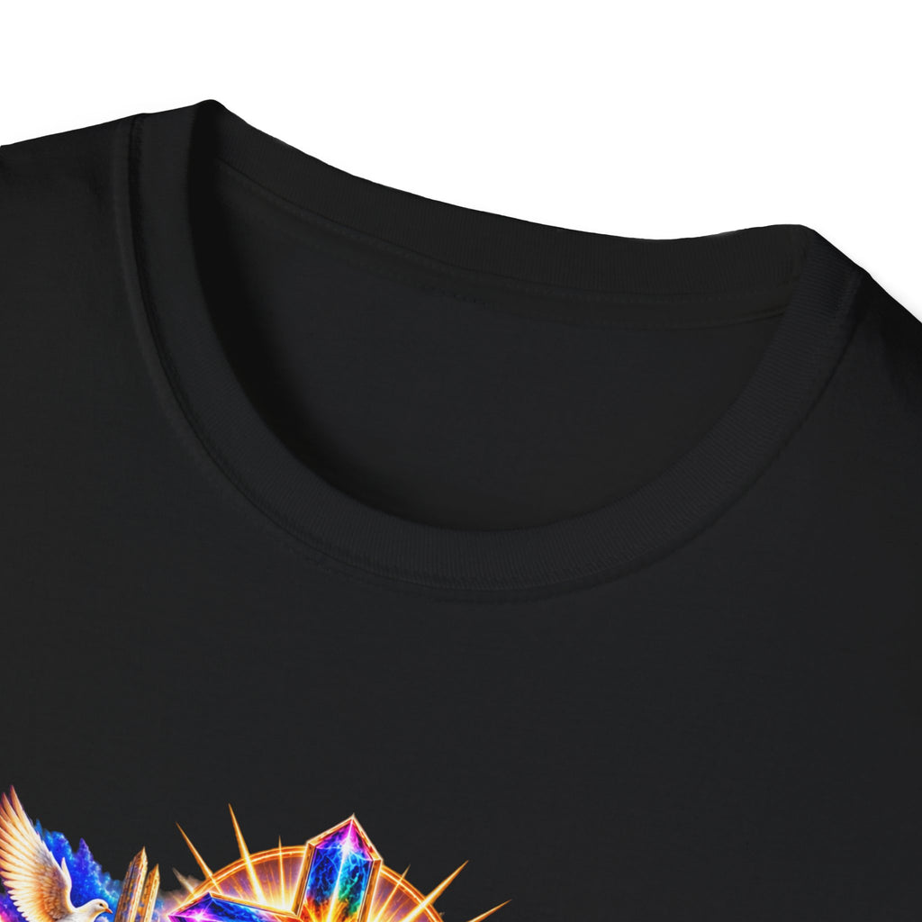 Colors of Heaven T-Shirt | Rainbow Angel Wings Graphic