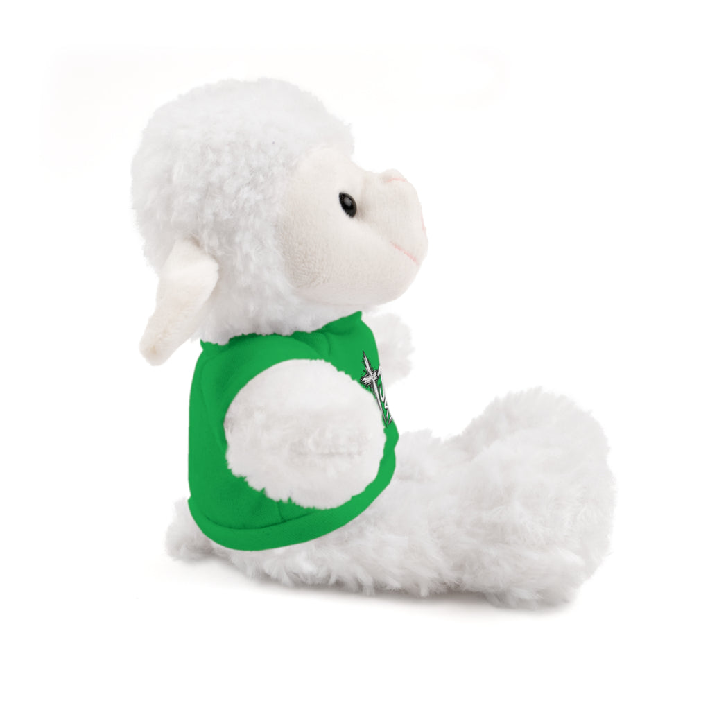 Christian Teddy Bear with "Jesus is Savior" Tee — Plush Gift for Kids & Church Events