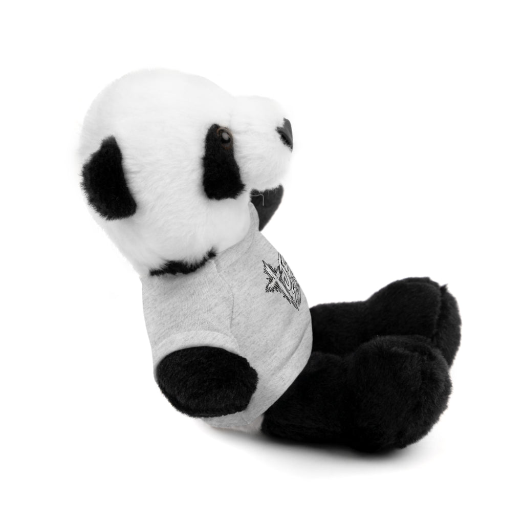 Christian Teddy Bear with "Jesus is Savior" Tee — Plush Gift for Kids & Church Events