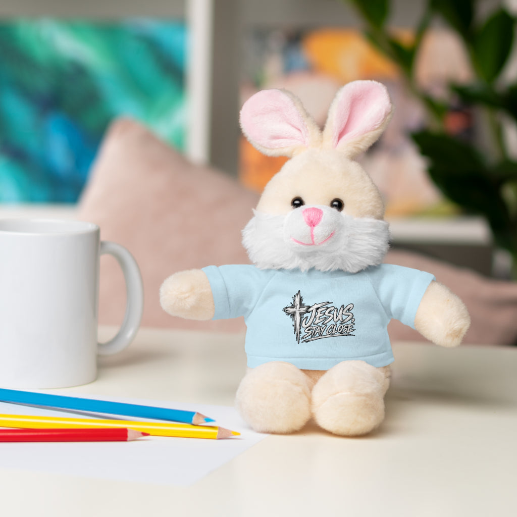 Christian Teddy Bear with "Jesus is Savior" Tee — Plush Gift for Kids & Church Events