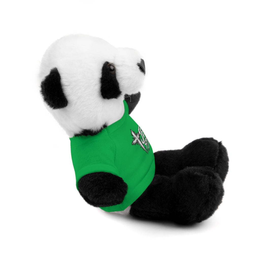 Christian Teddy Bear with "Jesus is Savior" Tee — Plush Gift for Kids & Church Events