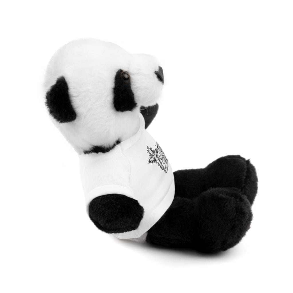 Christian Teddy Bear with "Jesus is Savior" Tee — Plush Gift for Kids & Church Events