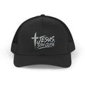 Christian Trucker Hat • "Jesus Stay Close" Embroidered Snapback Cap