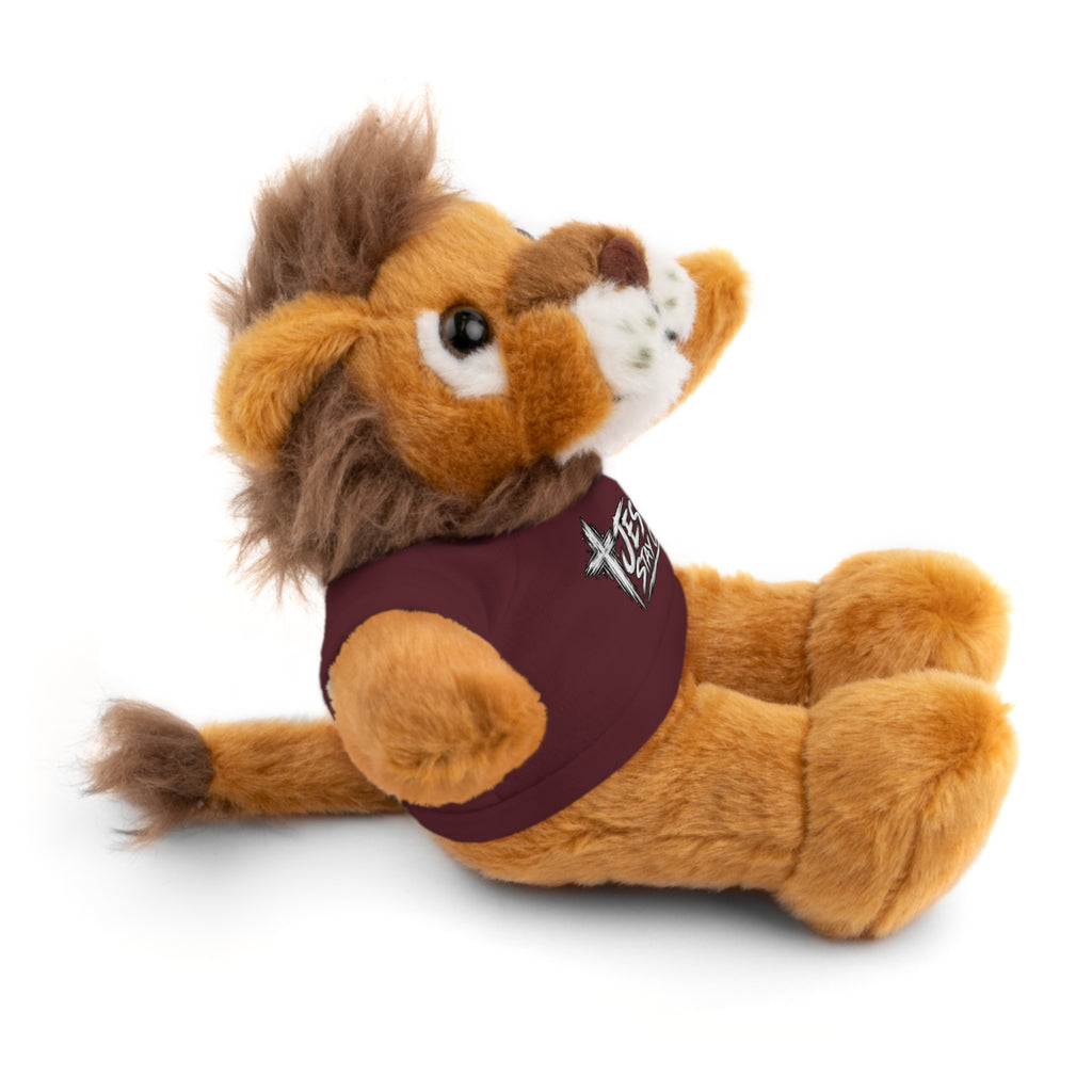Christian Teddy Bear with "Jesus is Savior" Tee — Plush Gift for Kids & Church Events