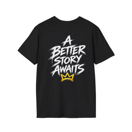 Jesus Is My Hero T-Shirt — "A Better Story Awaits" Christian Graphic Tee
