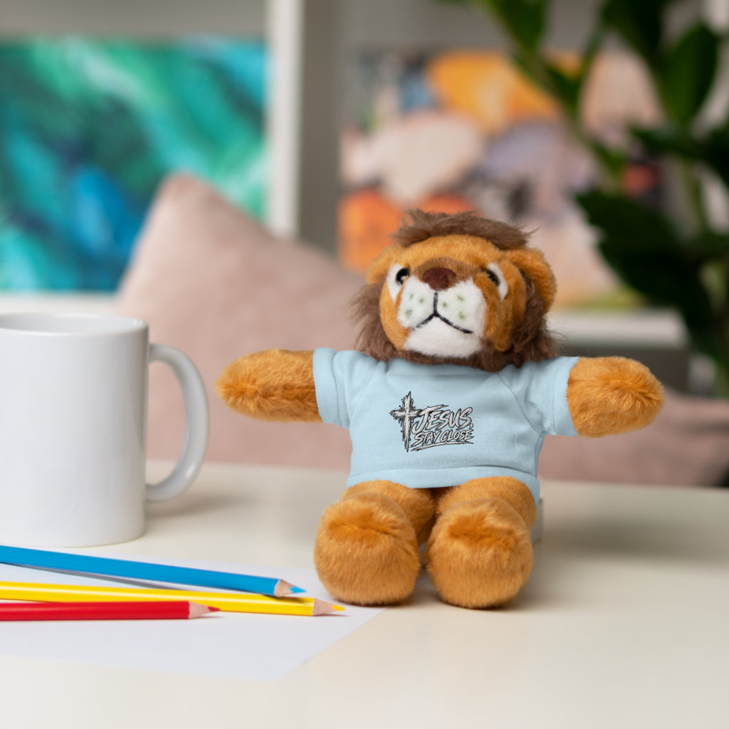 Christian Teddy Bear with "Jesus is Savior" Tee — Plush Gift for Kids & Church Events