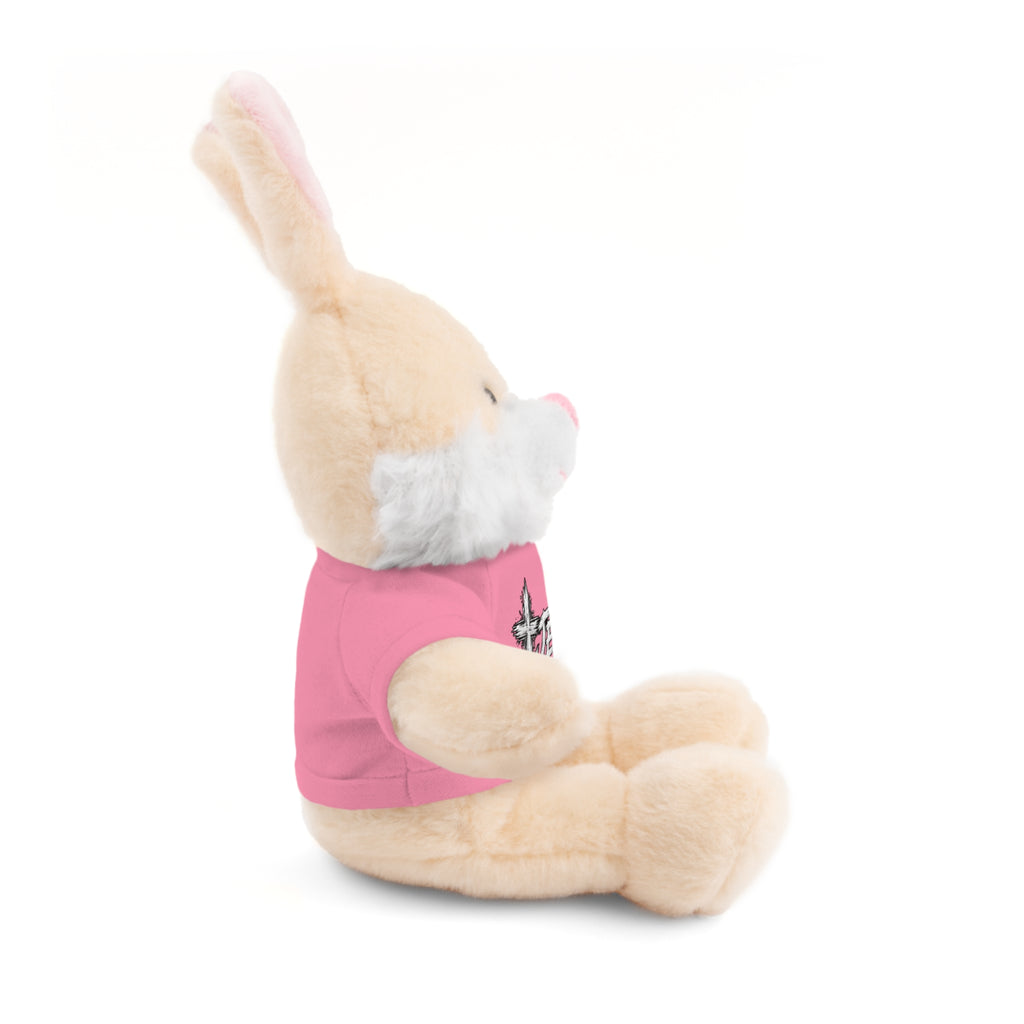 Christian Teddy Bear with "Jesus is Savior" Tee — Plush Gift for Kids & Church Events