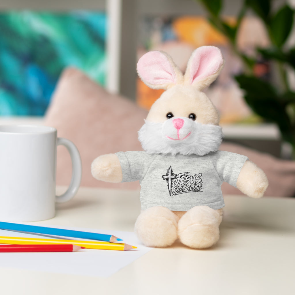 Christian Teddy Bear with "Jesus is Savior" Tee — Plush Gift for Kids & Church Events
