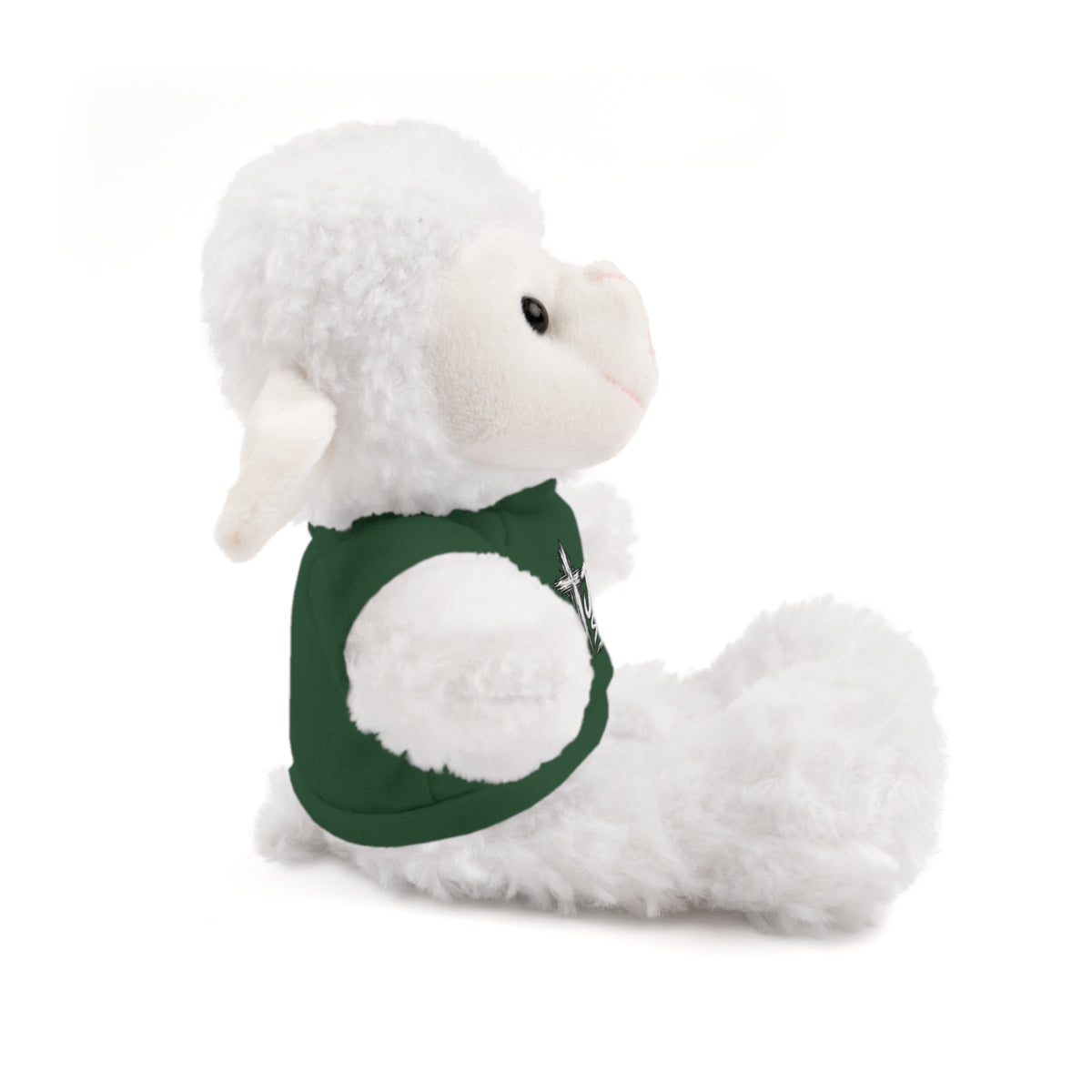 Christian Teddy Bear with "Jesus is Savior" Tee — Plush Gift for Kids & Church Events