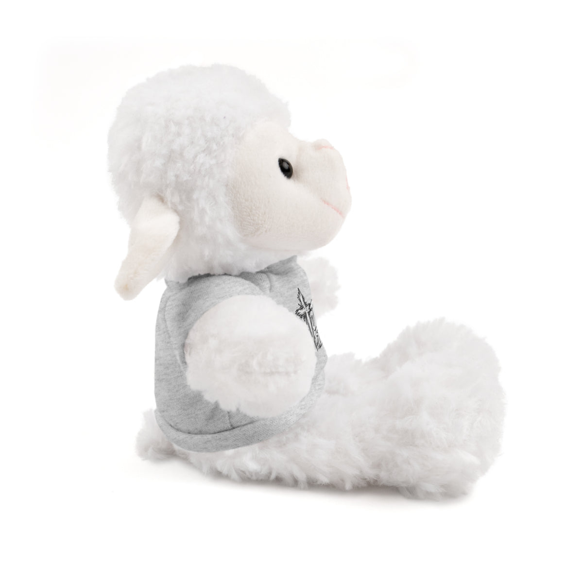 Christian Teddy Bear with "Jesus is Savior" Tee — Plush Gift for Kids & Church Events