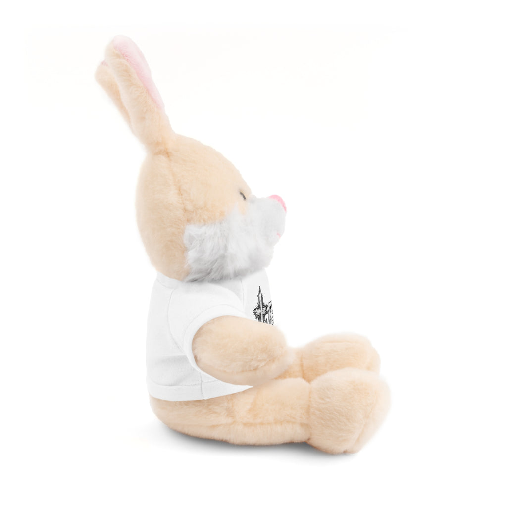 Christian Teddy Bear with "Jesus is Savior" Tee — Plush Gift for Kids & Church Events