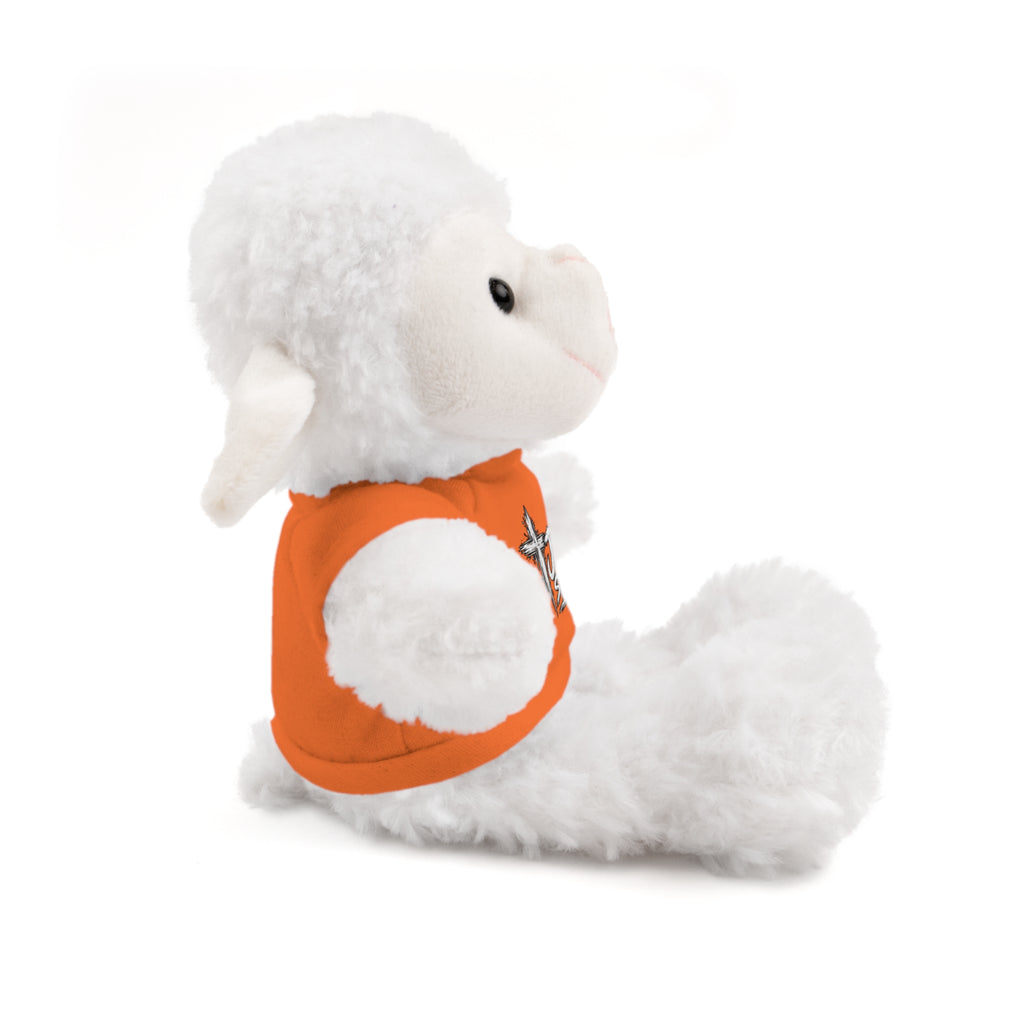 Christian Teddy Bear with "Jesus is Savior" Tee — Plush Gift for Kids & Church Events