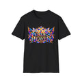 Colors of Heaven T-Shirt | Rainbow Angel Wings Graphic