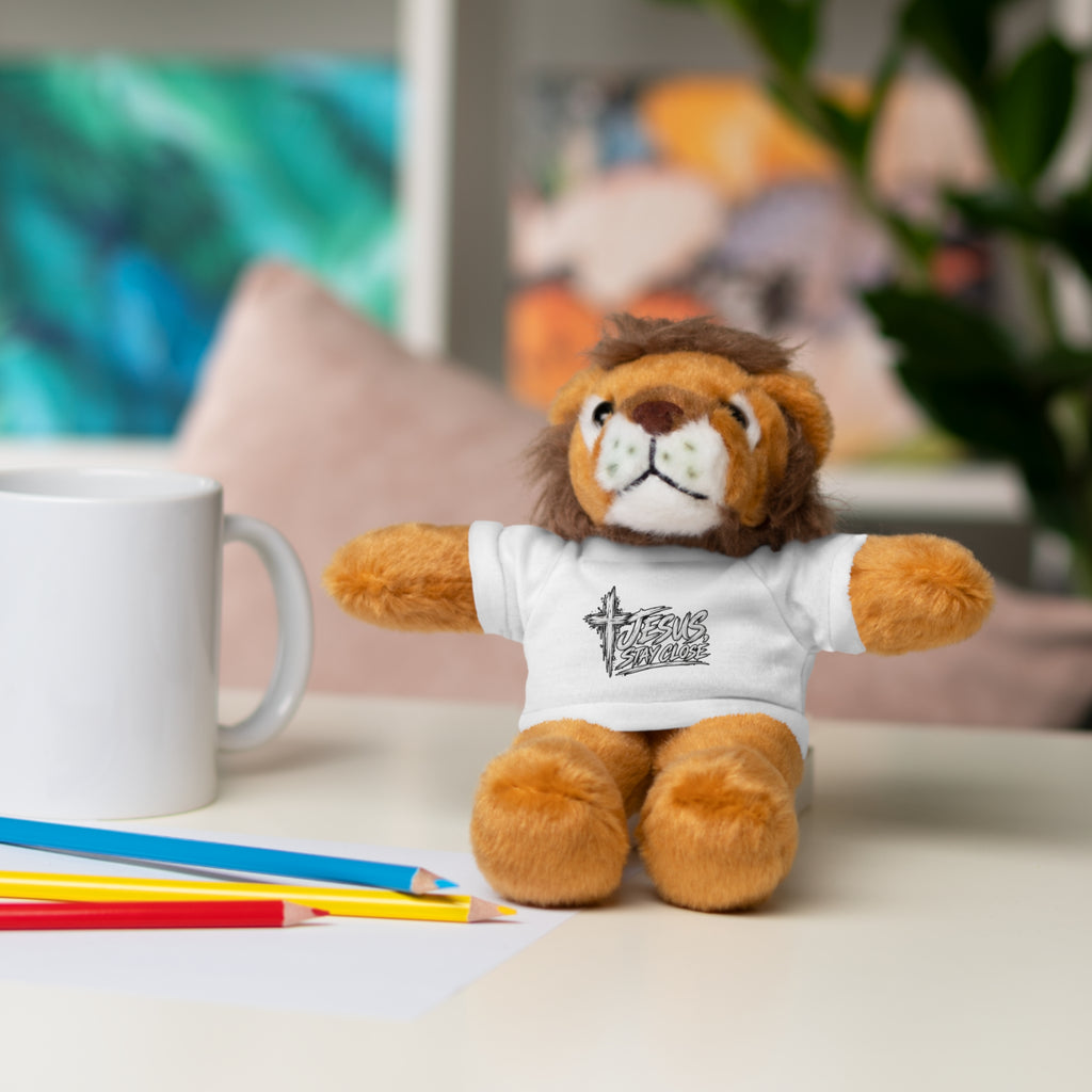 Christian Teddy Bear with "Jesus is Savior" Tee — Plush Gift for Kids & Church Events