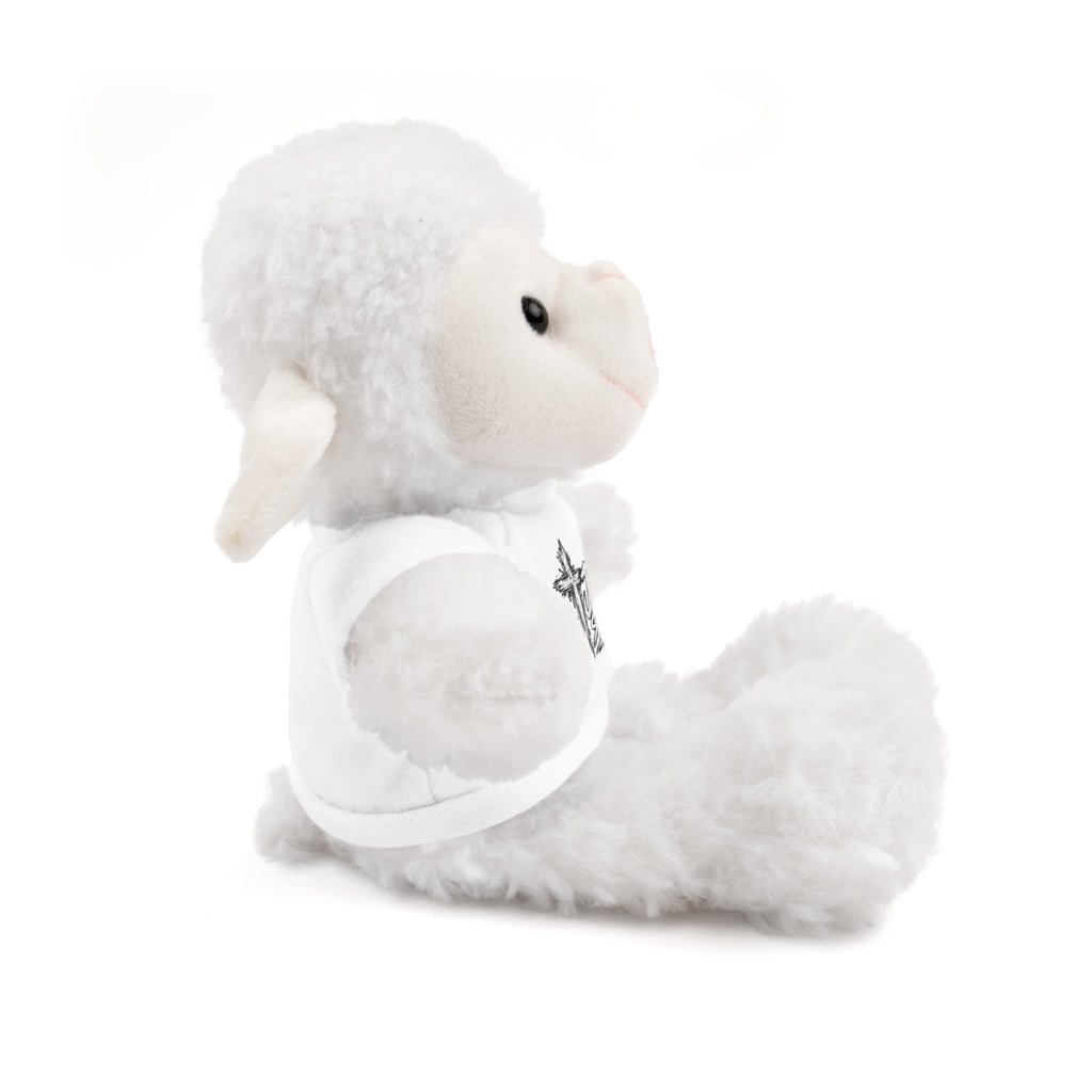 Christian Teddy Bear with "Jesus is Savior" Tee — Plush Gift for Kids & Church Events