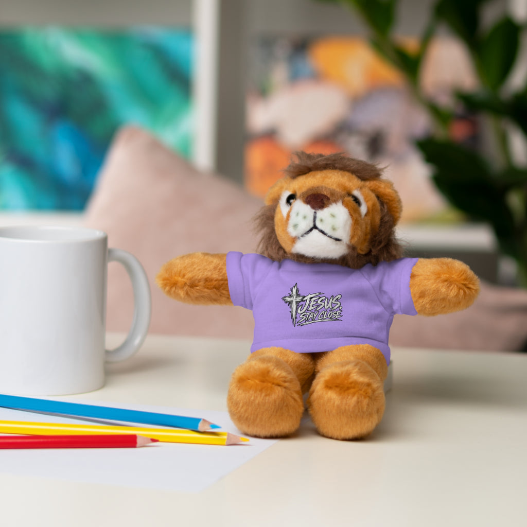 Christian Teddy Bear with "Jesus is Savior" Tee — Plush Gift for Kids & Church Events
