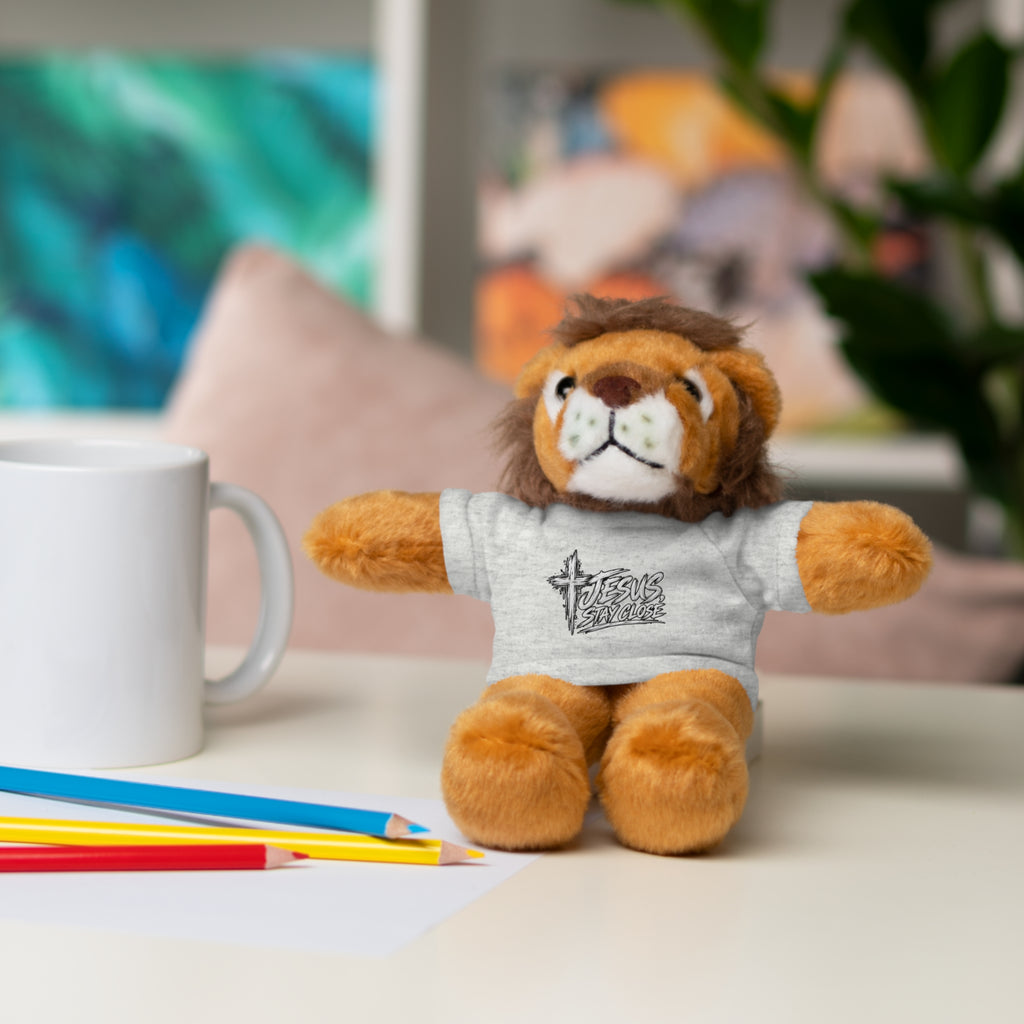 Christian Teddy Bear with "Jesus is Savior" Tee — Plush Gift for Kids & Church Events